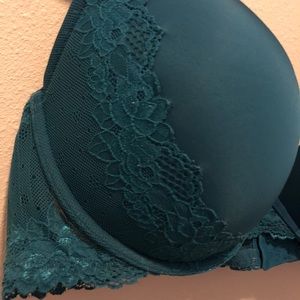 Blue Lace Bra